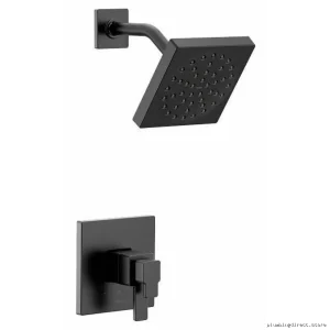 Moen Corner Shower Trim Matte Black UTS Corner Fit Design with Sustainable Performance & Durable Build.
