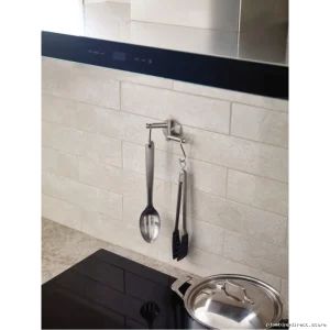 Moen Matte Black Double Robe Hook with Swivel Mount YB0402BL