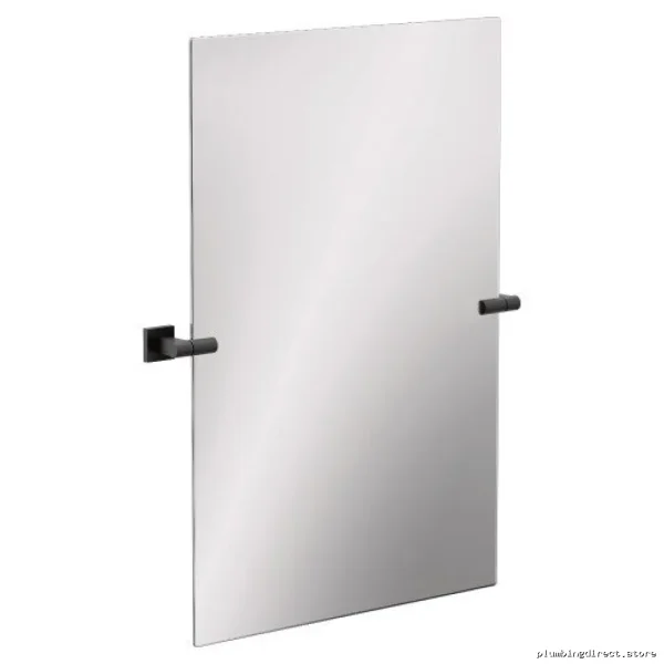 Moen Frameless Swivel Bathroom Mirror - Matte Black