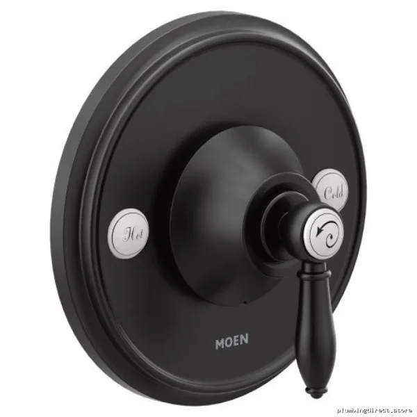 WYMOUTH MATTE BLACK POSI TEMP VALVE TRIM FOR MOEN