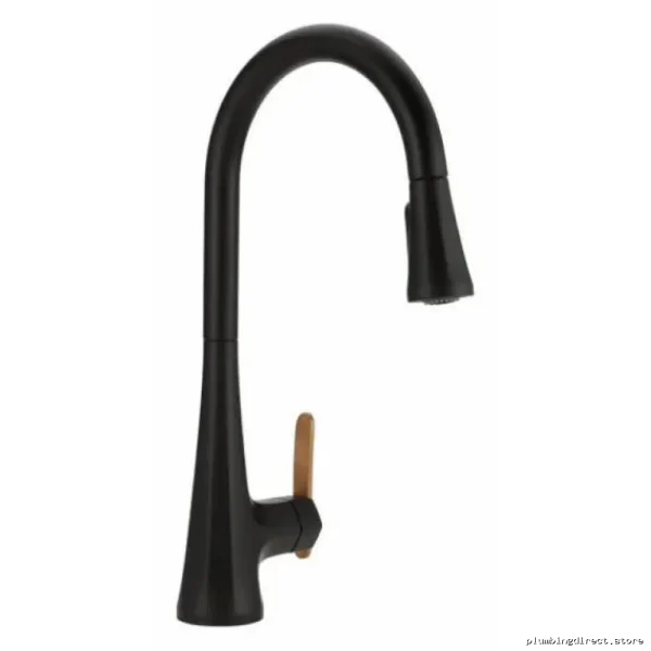 Moen Matte Black Pull-Down Kitchen Faucet with 3-Stage Filtration FS7235BL