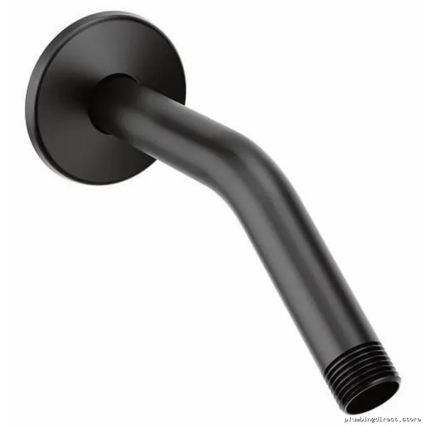 Moen Matte Black Shower Arm with Flange S134BL for Modern Bathrooms