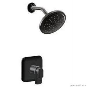 Eco-Conscious Durable Riz onM-Cor e S eries Matt e B lack Sh ower C ontrol T rim U T... by Mo en
