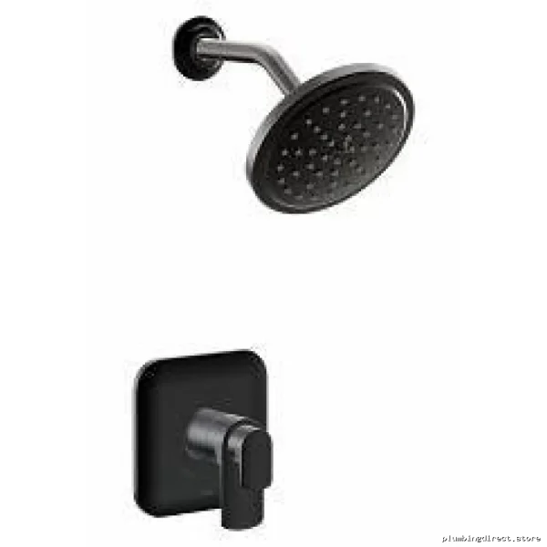 Eco-Conscious Durable Riz onM-Cor e S eries Matt e B lack Sh ower C ontrol T rim U T... by Mo en