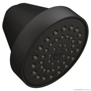 Moen Matte Black Single-Function Showerhead 6399BL