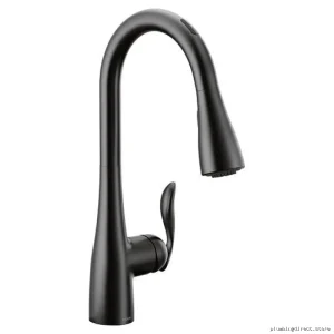 Moen Smart Kitchen Faucet with Voice Control & Pull-Down Spray - Matte Black