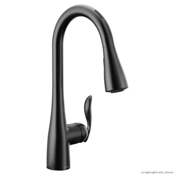 Moen Smart Kitchen Faucet with Voice Control & Pull-Down Spray - Matte Black
