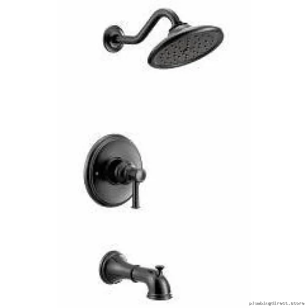 Moen Matte Black Tub Shower Trim - Belfield M-Core 3 Series UT3313EPBL