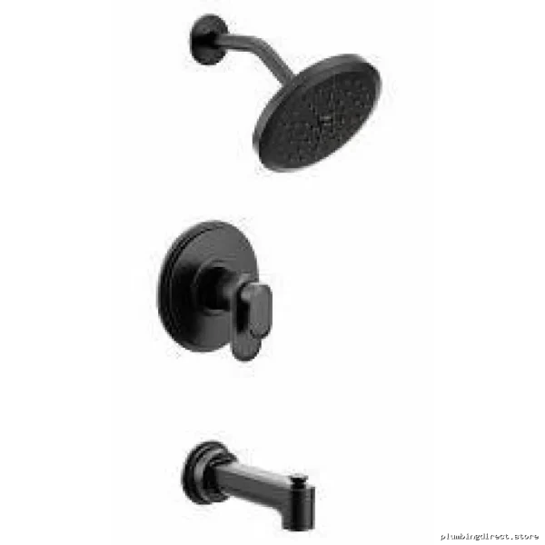 Matte Black Tub & Shower Trim Eco-Performance M-Core 4 Series Greenfield UT4323EPBL Moen