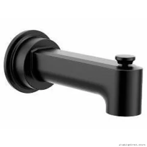 Moen Matte Black Tub Spout & Diverter Kit