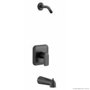 Moen Matte Black Tub/Shower Trim Kit - No Shower Head | Model #UT
