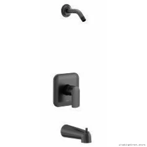 Moen Matte Black Tub/Shower Trim Kit - No Shower Head | Model #UT
