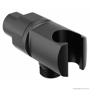 Moen Modern Matte Black Wall-Mounted Hand Shower Holder