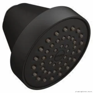 Moen Matte Black Water-Saving Shower Head 1.5 GPM Low Flow