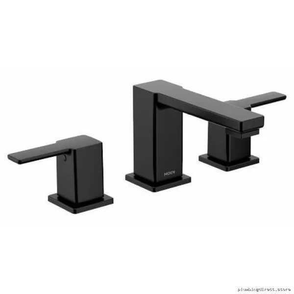 Moen 90° Widespread Bathroom Faucet Trim, Matte Black TS6721BL