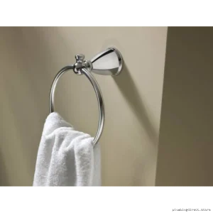 Moen Y3186BRB Mediterranean Bronze Towel Ring - Elegant Bathroom Accessory