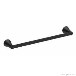Moen Mikah 18 Matte Black Towel Rack - Modern Bathroom Accessory Y0718BL