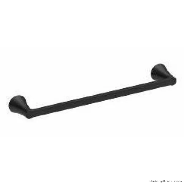 Moen Mikah 18 Matte Black Towel Rack - Modern Bathroom Accessory Y0718BL