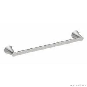 Mikah 24-Inch Brushed Nickel Towel Bar - Modern Bathroom Rack by Moen Y0724BN