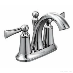 Moen Chrome Centerset Bathroom Faucet Model 4505 by Wynford