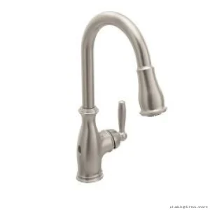 Moen #7185EWSTouch-Free MotionSense Pulldown Kitchen Faucet in Durable Stainless Steel