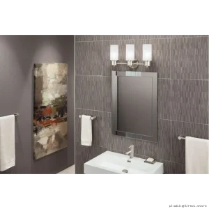 Moen Modern 3-Globe Matte Black Light Sconce