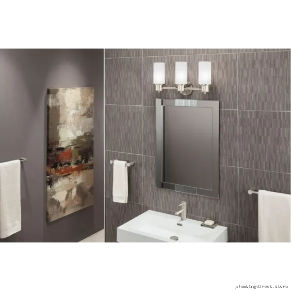 Moen Modern 3-Globe Matte Black Light Sconce