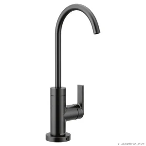 Moen Modern Beverage Faucet - Matte Black S5550BL Stylish Design
