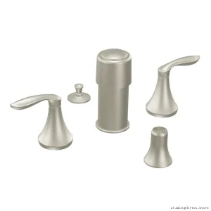 Moen Modern Brushed Nickel Bidet Toilet Seat Trim Kit T5220BN