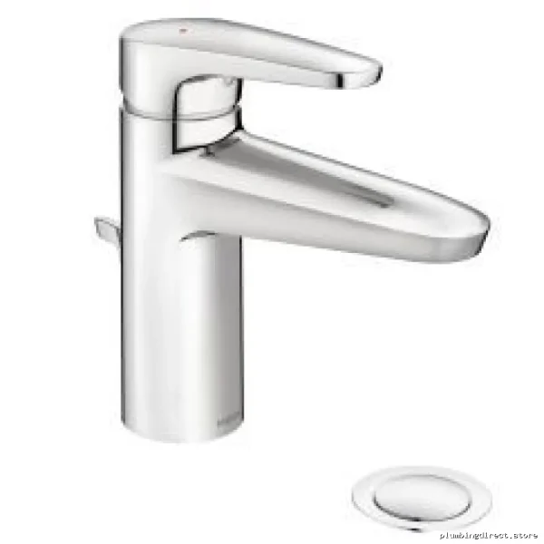 Moen Modern Chrome Single-Hole Bath Faucet with Easy Install