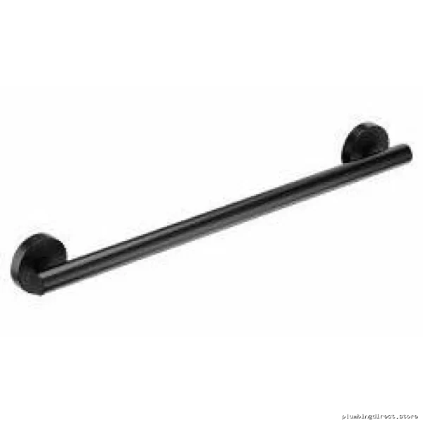 Moen Modern Grab Bar - Stainless Steel Matte Black Durable Bathroom Safety MD8724BL