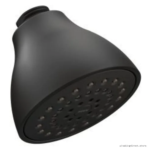 Moen Modern Matte Black High-Flow Shower Head with Easy Install