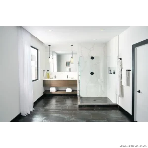 Moen Modern Matte Black Stainless Steel Towel Bar - YB0424BL