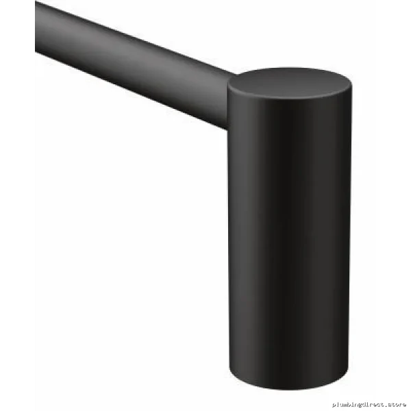 Moen Modern Matte Black Stainless Steel Towel Bar - YB0424BL - Image 3