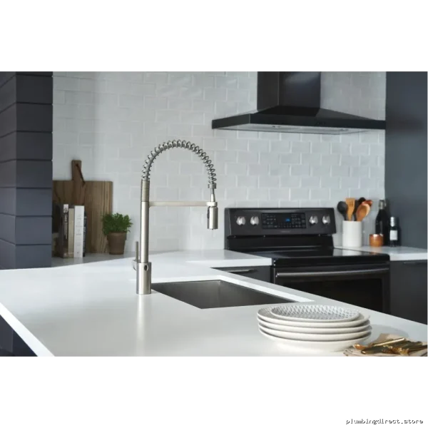 Moen 5923EWC Chrome Kitchen Faucet with MotionSense Wave & Spring Pulldown Spray - Image 2