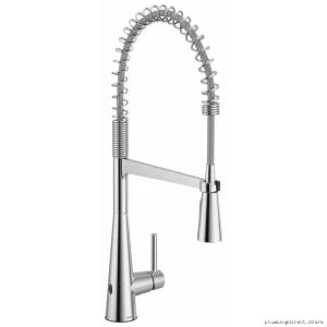 Moen MotionSense Wave Kitchen Faucet - Pre-Rinse Spring Pulldown Spray in Chrome 5925EWC