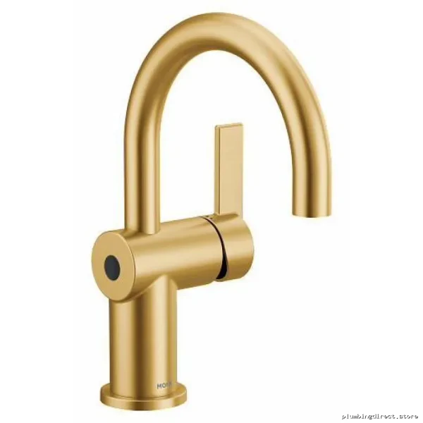 Moen MotionSense Wave Single-Hole Bathroom Faucet - Brushed Gold 6221EWBG