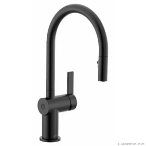 Moen MotionSense Wave Faucet - Matte Black Kitchen Pulldown
