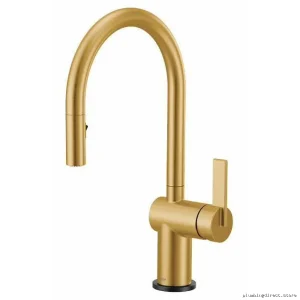Moen MotionSense Wave Kitchen Faucet with Pull-Down Spray - Brushed Gold 7622EWBG