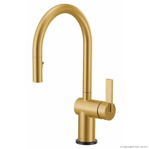 Moen MotionSense Wave Kitchen Faucet with Pull-Down Spray - Brushed Gold 7622EWBG