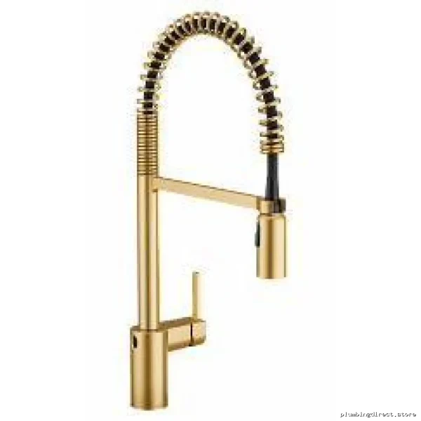 Moen MotionSensor Hands-Free Pull Down Kitchen Faucet w/Pre Rinse – Brushed Gold