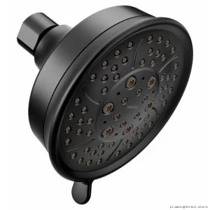 Moen Multi-Function Showerhead - Matte Black Water-Saving Design