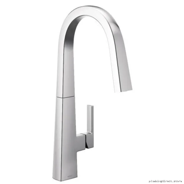 Moen Nio Pull-Down Spray Kitchen Faucet, Chrome Finish - S75005