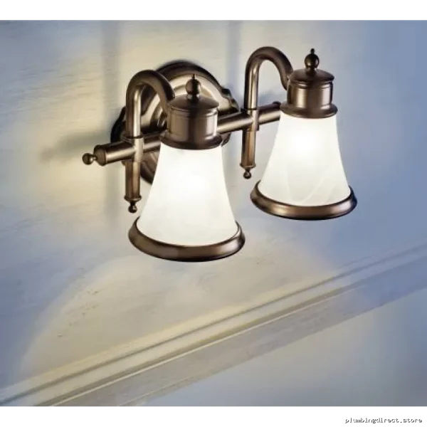 Moen Oil Rubbed Bronze Wall Sconce with 3 Glass Globes YB9863ORB