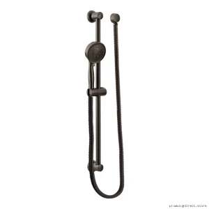 Moen Oil Rubbed Bronze 4-Spray Handheld Showerhead with Slide Bar