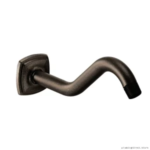 Moen Oil Rubbed Bronze Curved Shower Rod for Elegant Bathrooms
