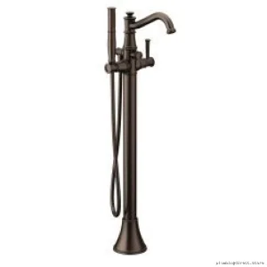 Moen Oil Rubbed Bronze Floor Mount Tub Filler - Belfield 9025ORB