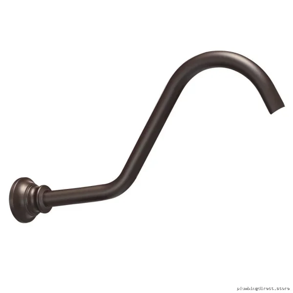 moen oil-rubbed bronze shower arm kit - adjustable chrome finish