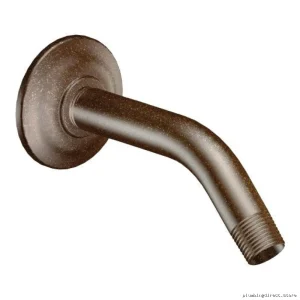 Moen Oil Rubbed Bronze Shower Arm and Flange - Rothbury S122ORB