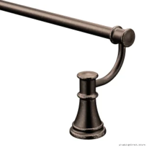 Moen Oil Rubbed Bronze Towel Bar 24 Inch Bathroom Hardware YB6424ORB